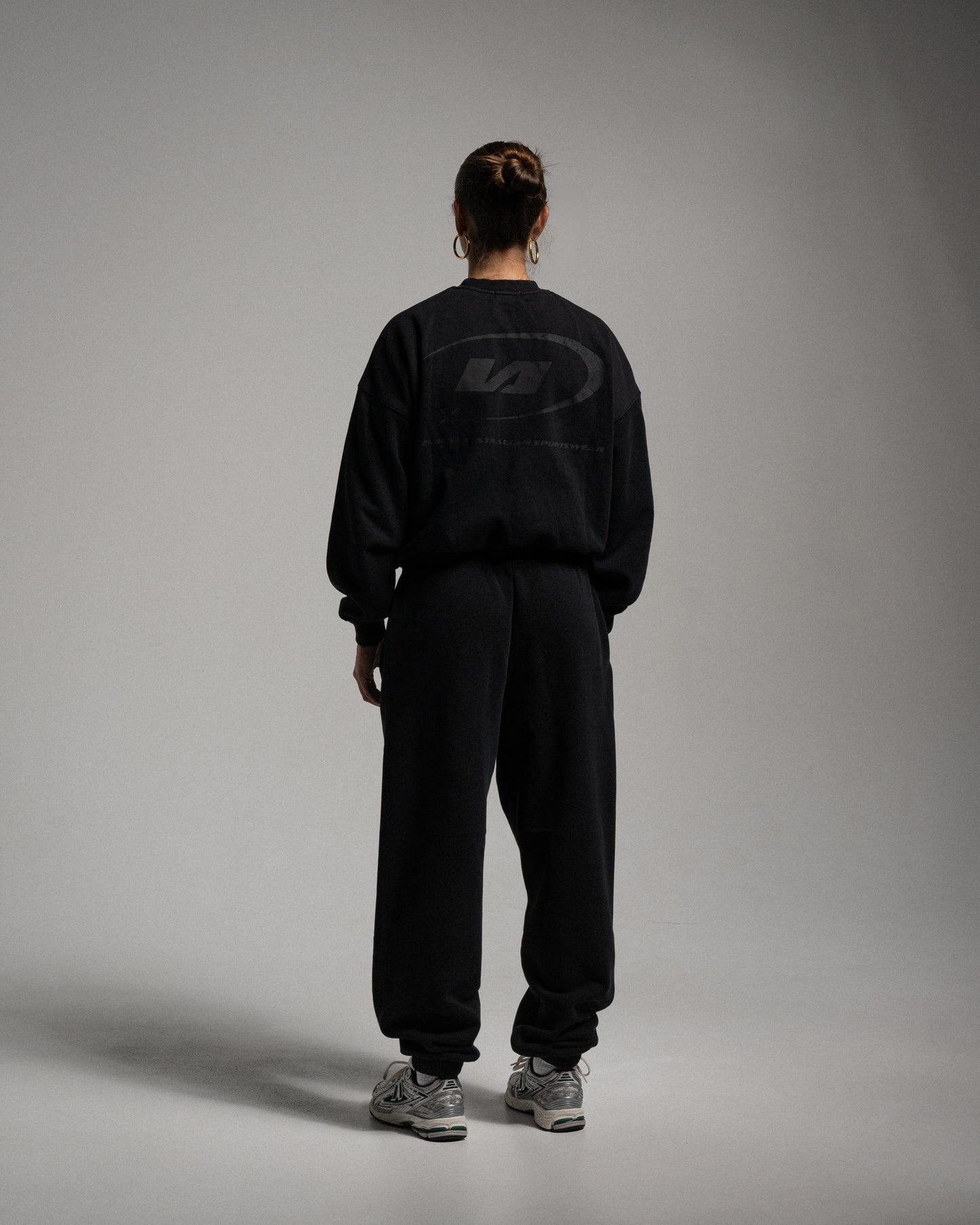 Star Training Cuffed Sweatpants - Shadow Black