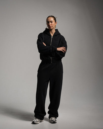 Star Training Straight Leg Sweatpants - Shadow Black